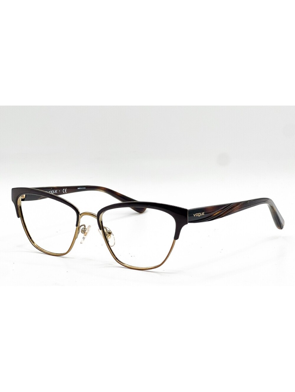 Vogue Vo 4033 997 Brown/Pale Gold Authentic Eyeglasses 53-17-140